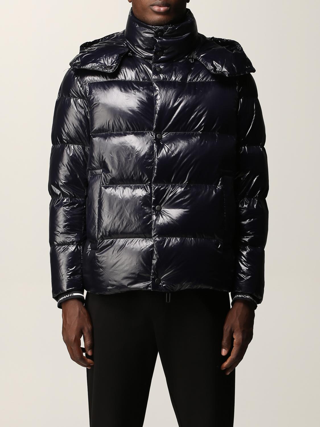 grey cropped puffer