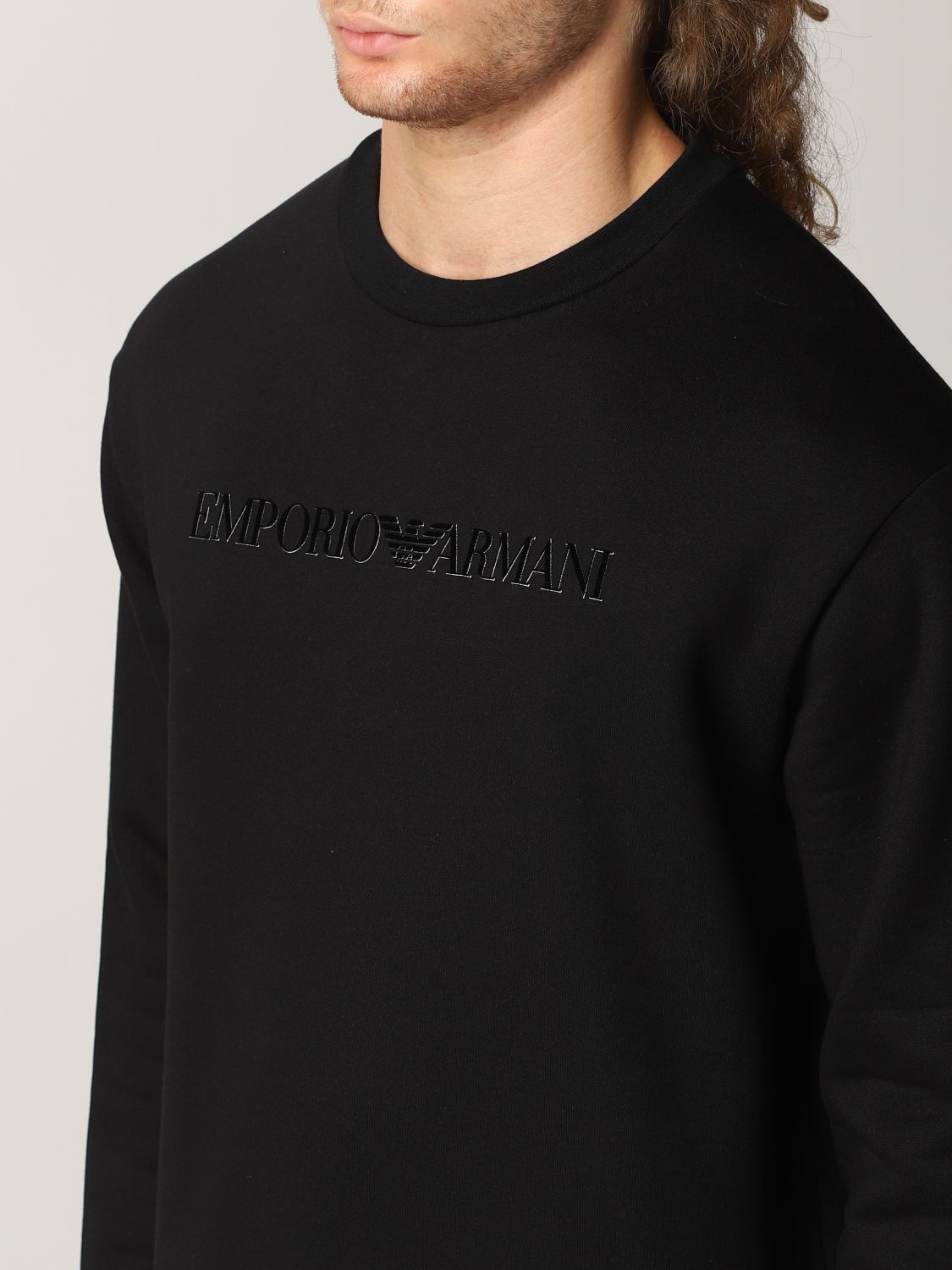 Sweatshirt Emporio Armani: Sweatshirt homme Emporio Armani noir 3