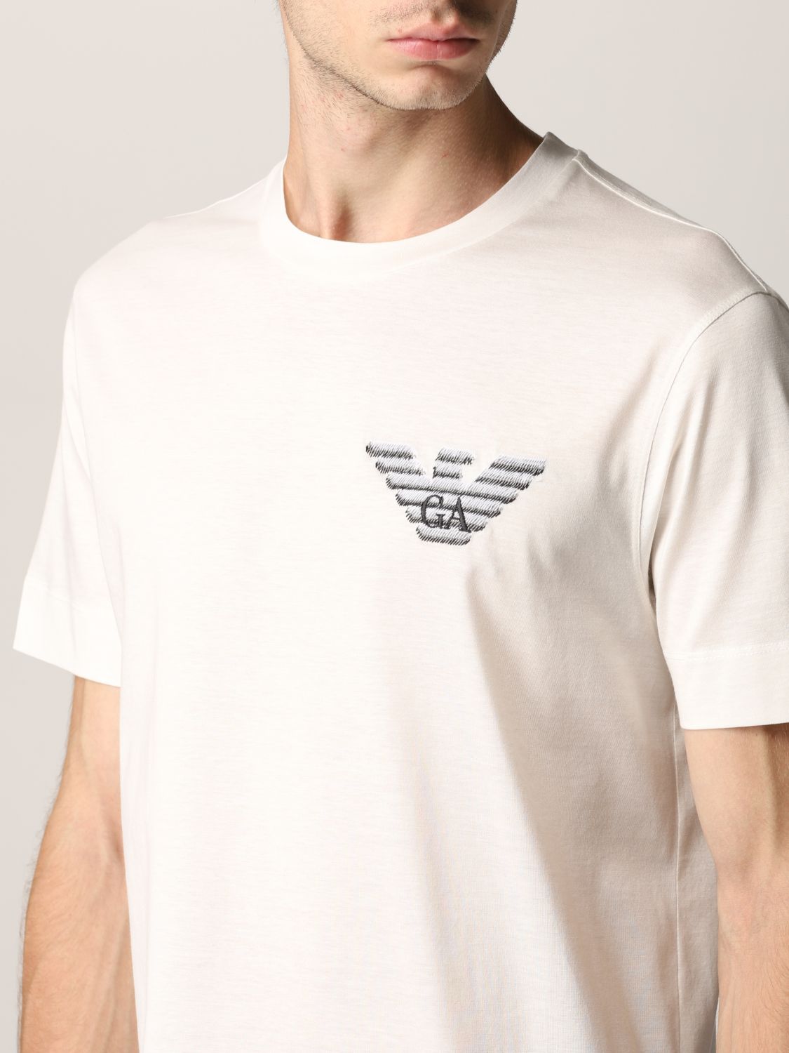 EMPORIO ARMANI: T-shirt men | T-Shirt Emporio Armani Men White | T ...