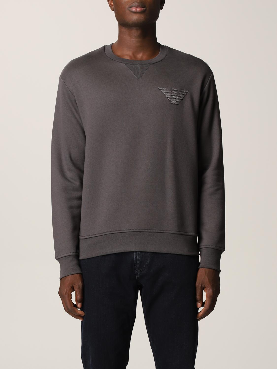 grey armani sweatshirt