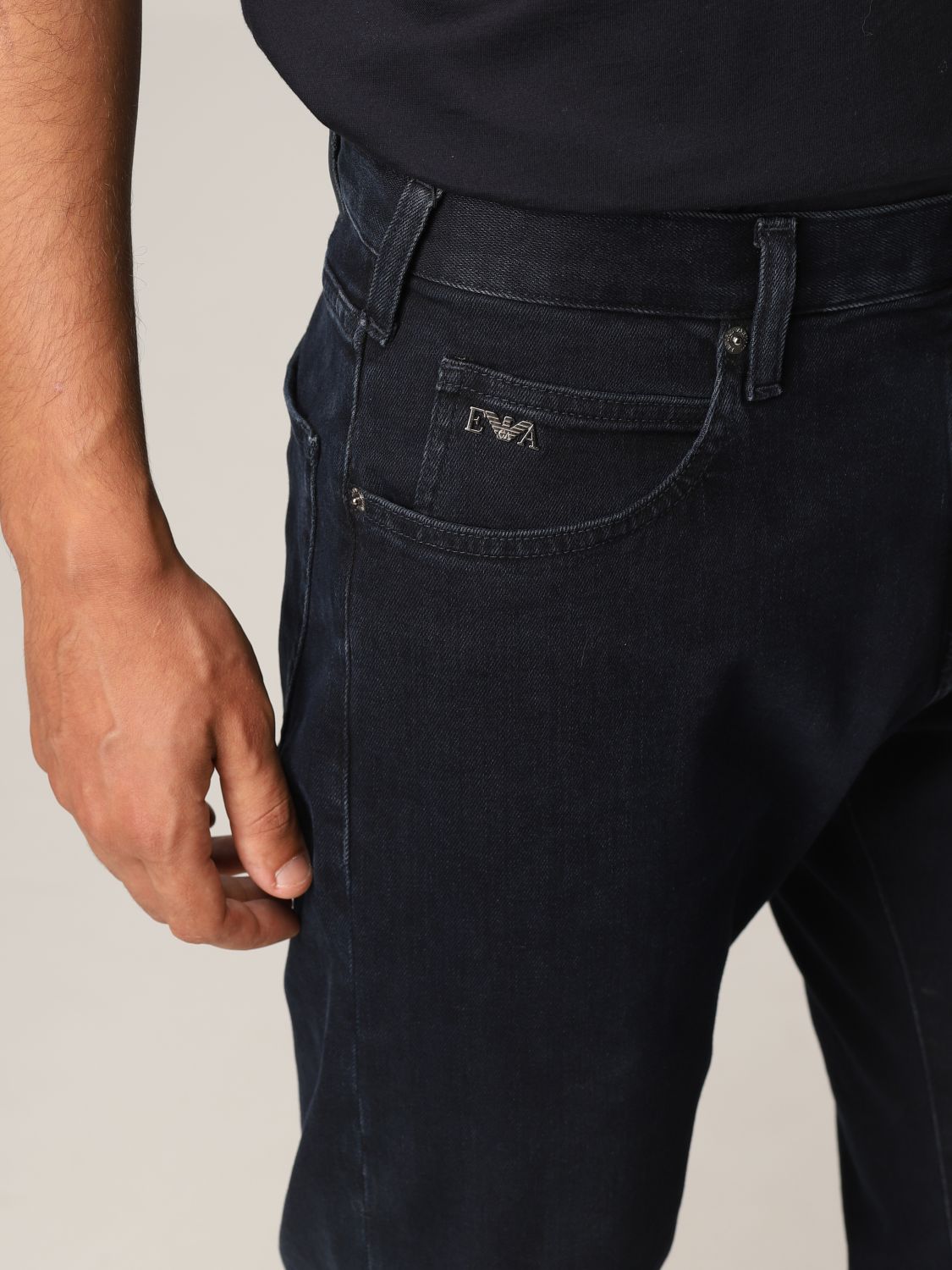 Jeans Emporio Armani: Emporio Armani jeans with logo blue 3