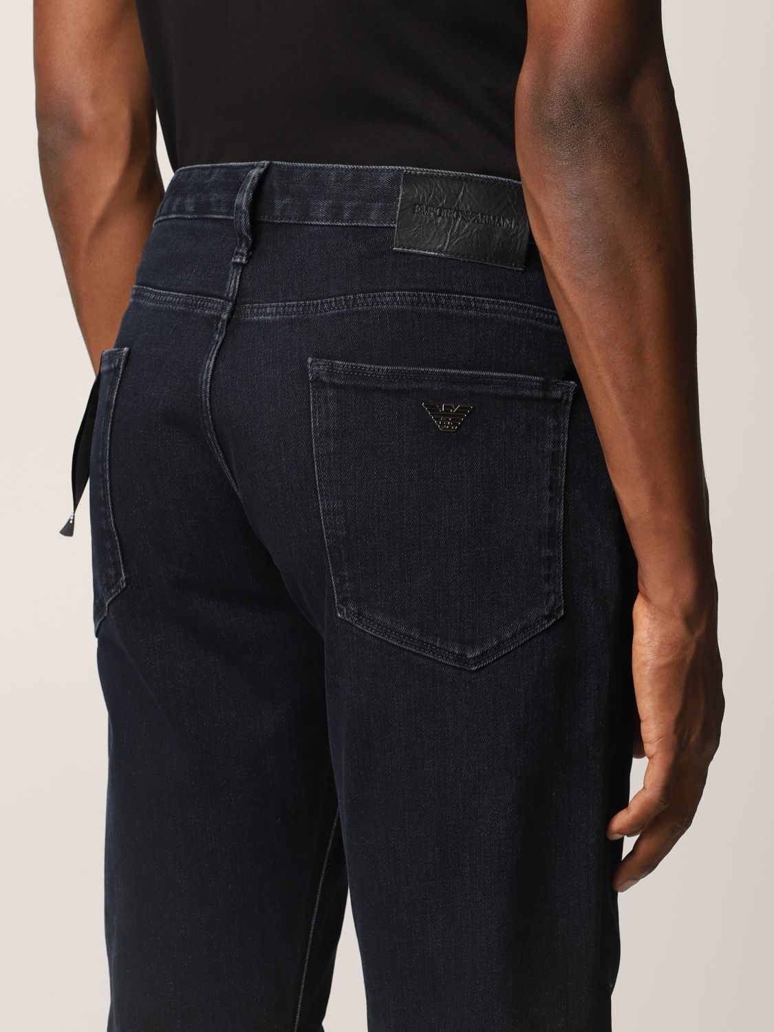 EMPORIO ARMANI: 5-pocket jeans - Blue | Emporio Armani jeans 8N1J06 ...