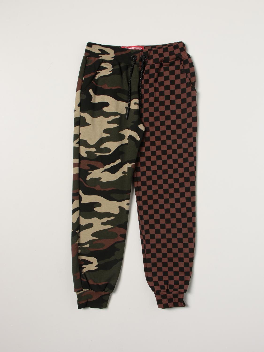 SPRAYGROUND pants for boys Military Sprayground pants SPY245