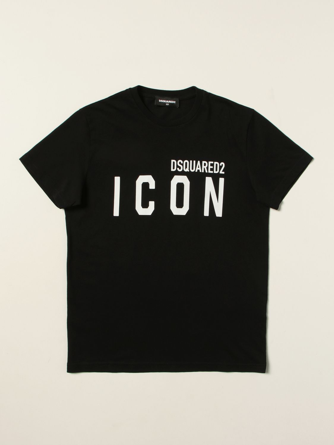 T-shirt Dsquared2 Junior: Dsquared2 Junior T-shirt with Icon logo black 1