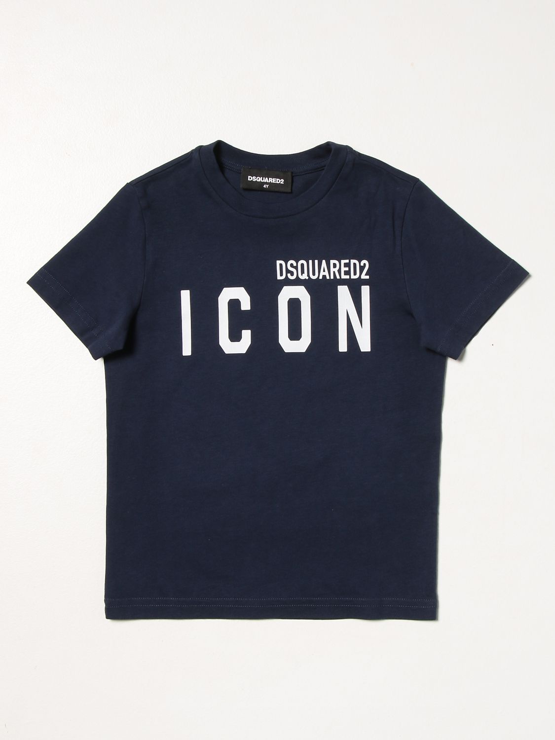 Camiseta Dsquared2 Junior: Camiseta niños Dsquared2 azul oscuro 1