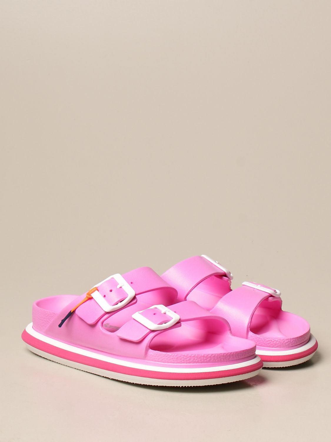 BARRACUDA: rubber sandal | Flat Sandals Barracuda Women Fuchsia | Flat ...