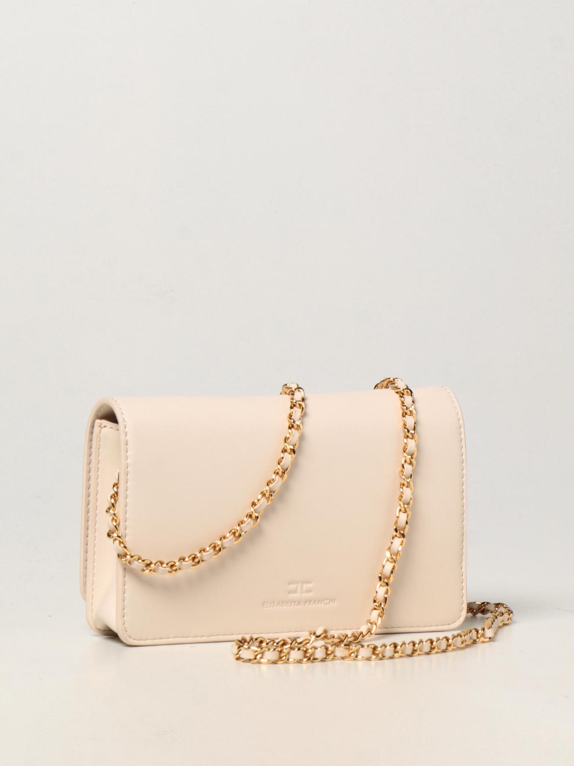 Mini bag lilla da donna con logo dorato - ELISABETTA FRANCHI - Pavidas