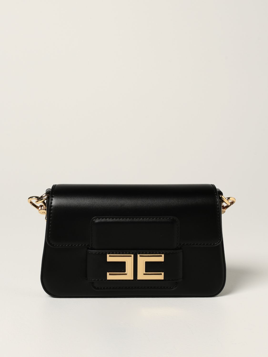 ELISABETTA FRANCHI: shoulder bags for woman - Black | Elisabetta ...