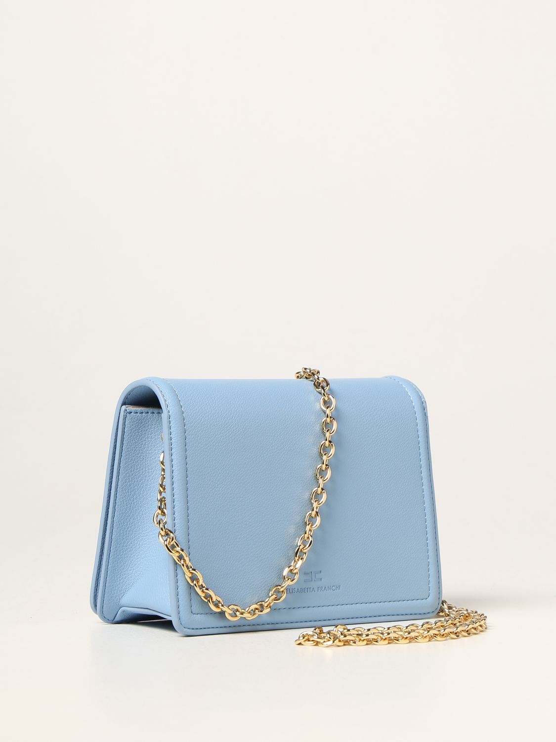 Mini bolso Elisabetta Franchi: Bolso de hombro mujer Elisabetta Franchi azul oscuro 2