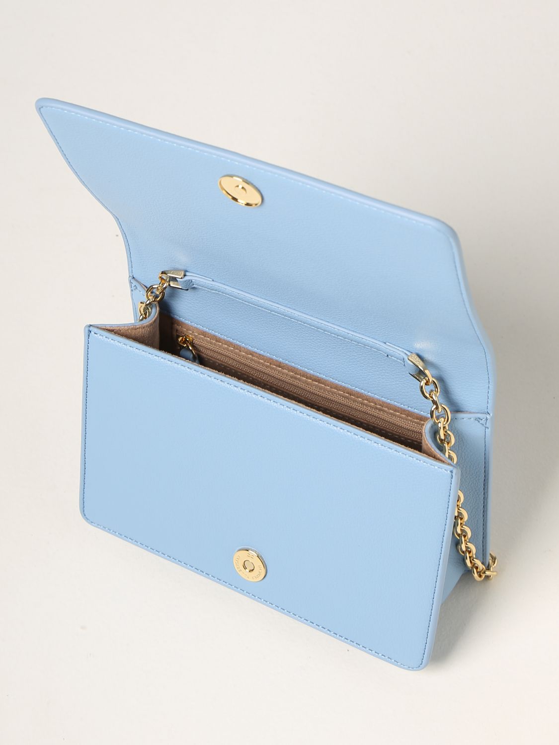Mini bolso Elisabetta Franchi: Bolso de hombro mujer Elisabetta Franchi azul oscuro 4