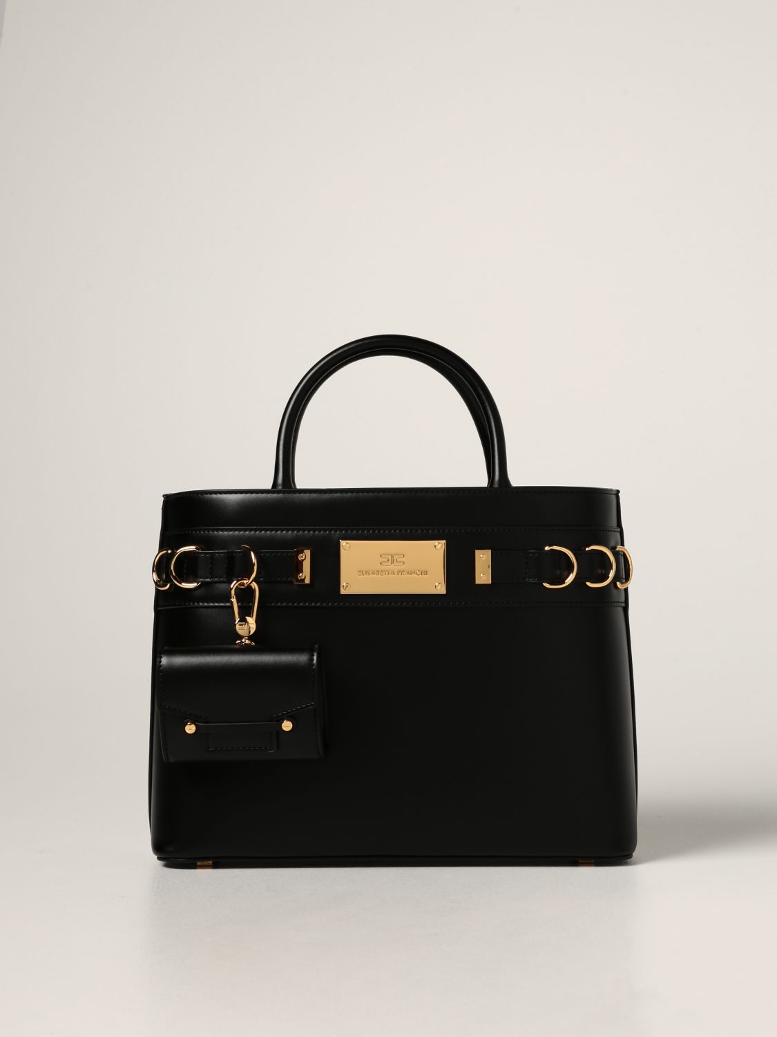 Сумка-тоут Elisabetta Franchi: Наплечная сумка Женское Elisabetta Franchi черный 1