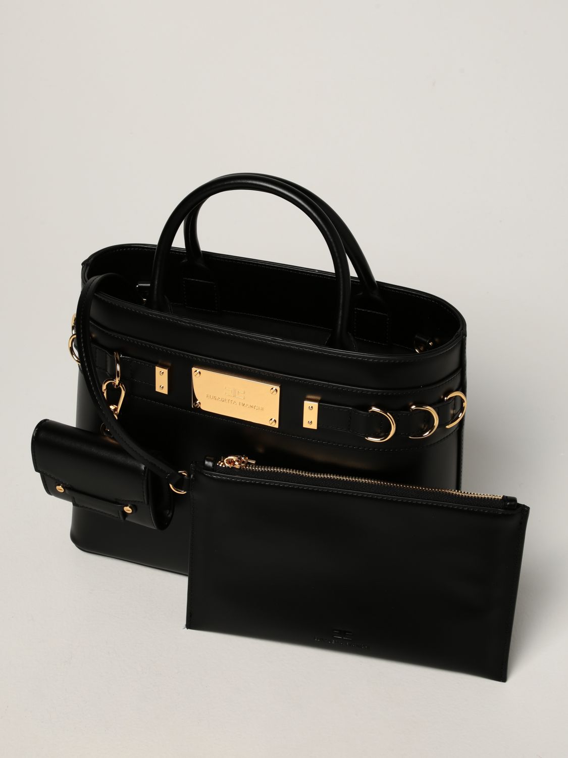 Сумка-тоут Elisabetta Franchi: Наплечная сумка Женское Elisabetta Franchi черный 3