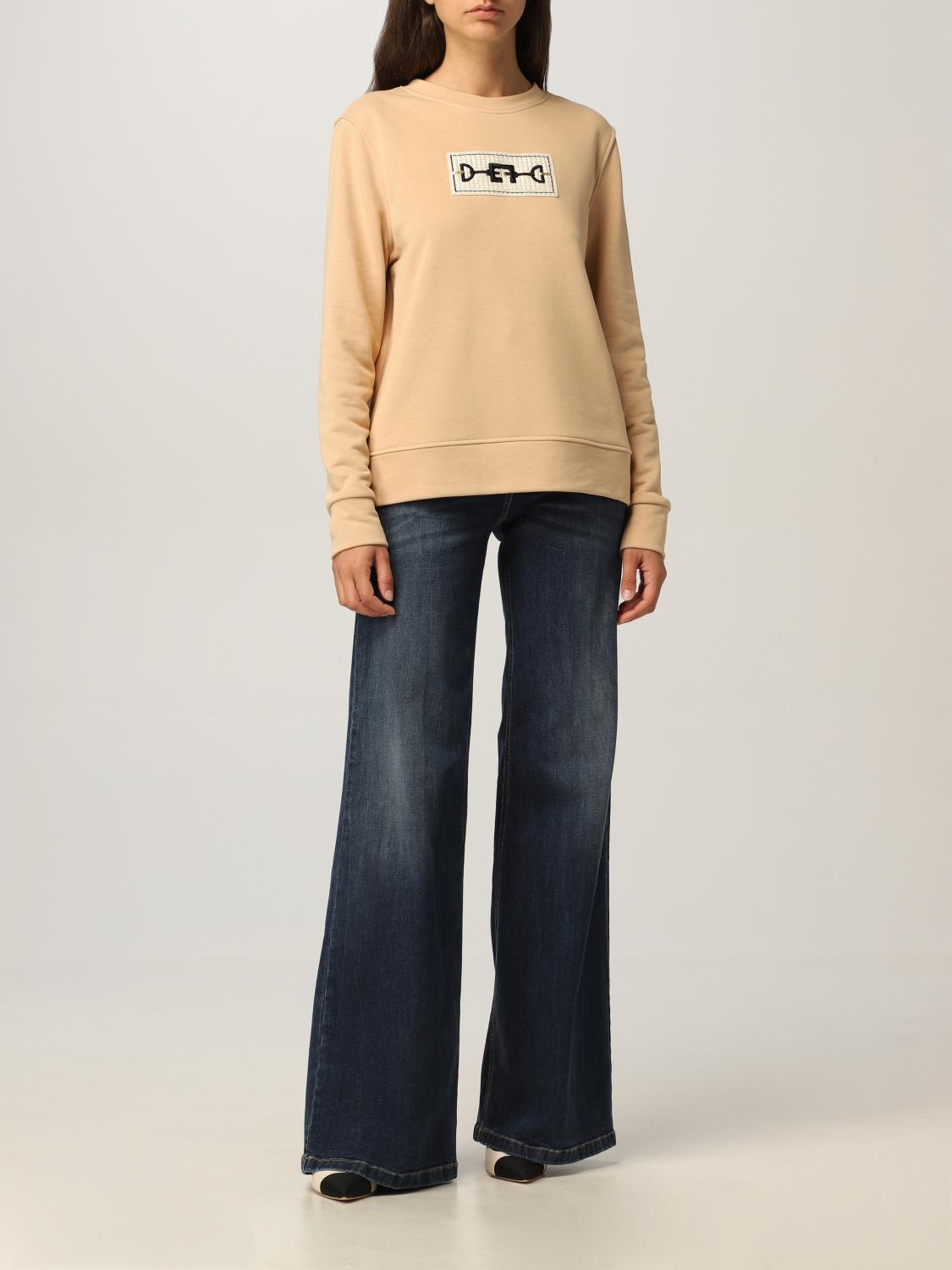 ELISABETTA FRANCHI: Jeans in denim washed - Denim | Jeans Elisabetta Franchi  PJ14D16E2 GIGLIO.COM