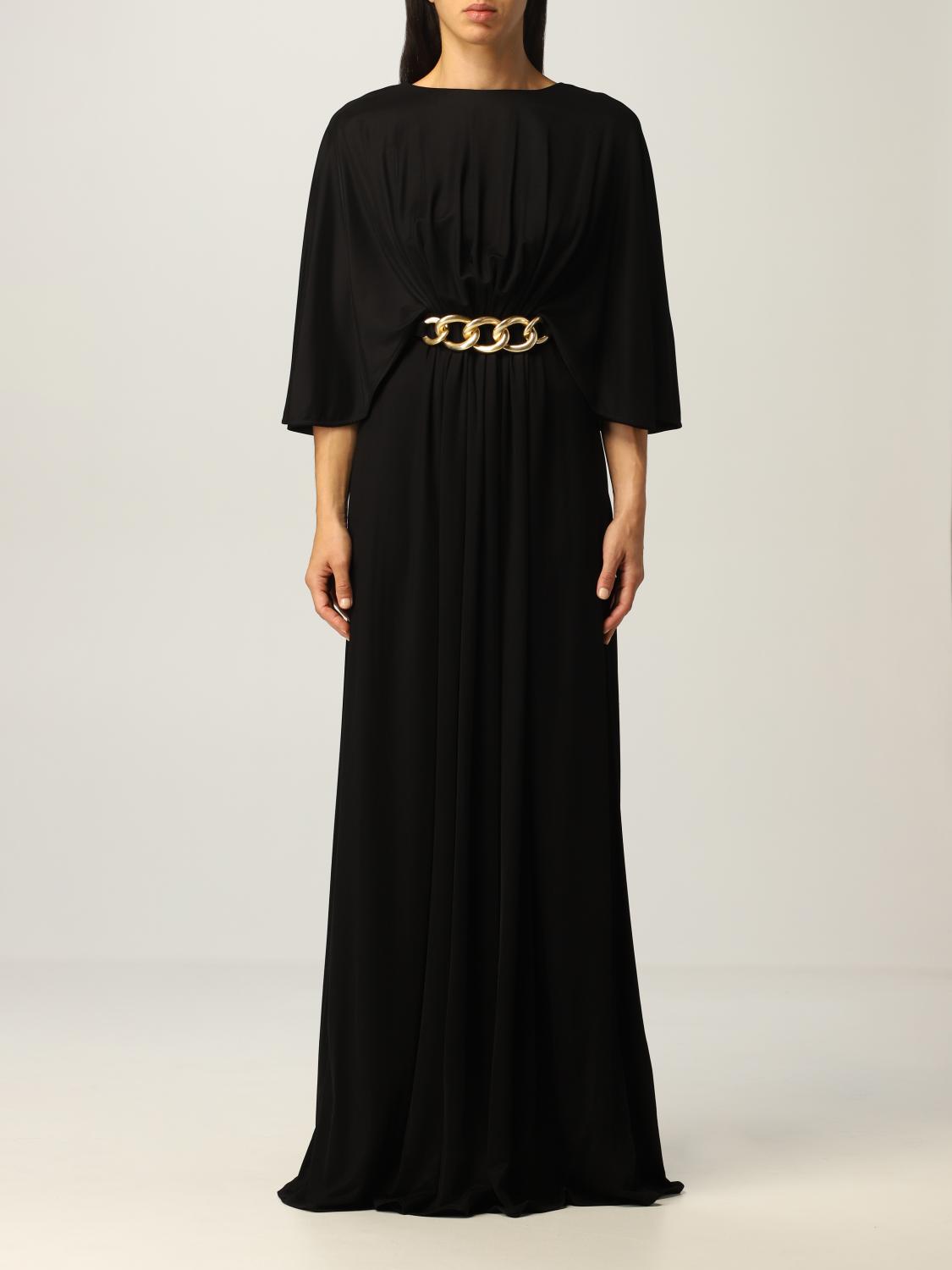 Elisabetta Franchi Black Contrast Pockets Dress main image 1