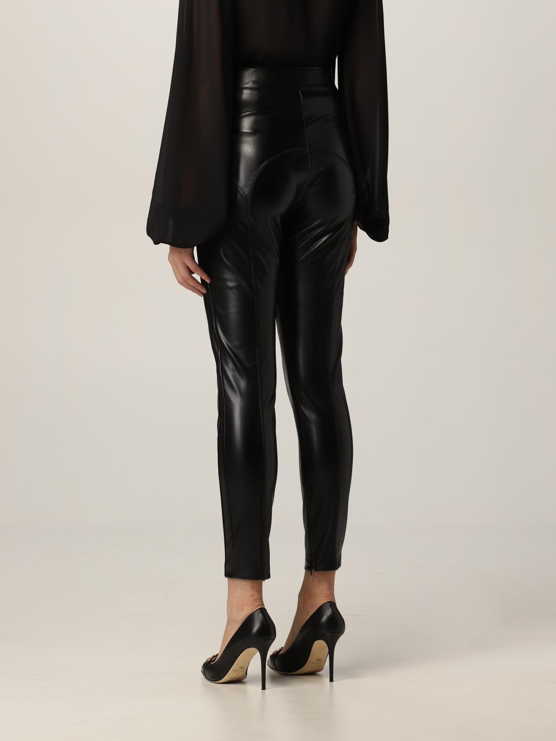 Elisabetta Franchi Outlet: Pants women - Black | Pants Elisabetta Franchi  PA39318E2 GIGLIO.COM