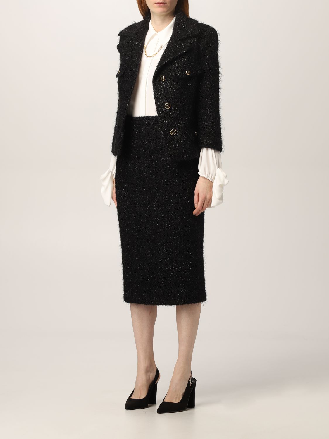 Деловой костюм Elisabetta Franchi: Деловой костюм Женское Elisabetta Franchi черный 4