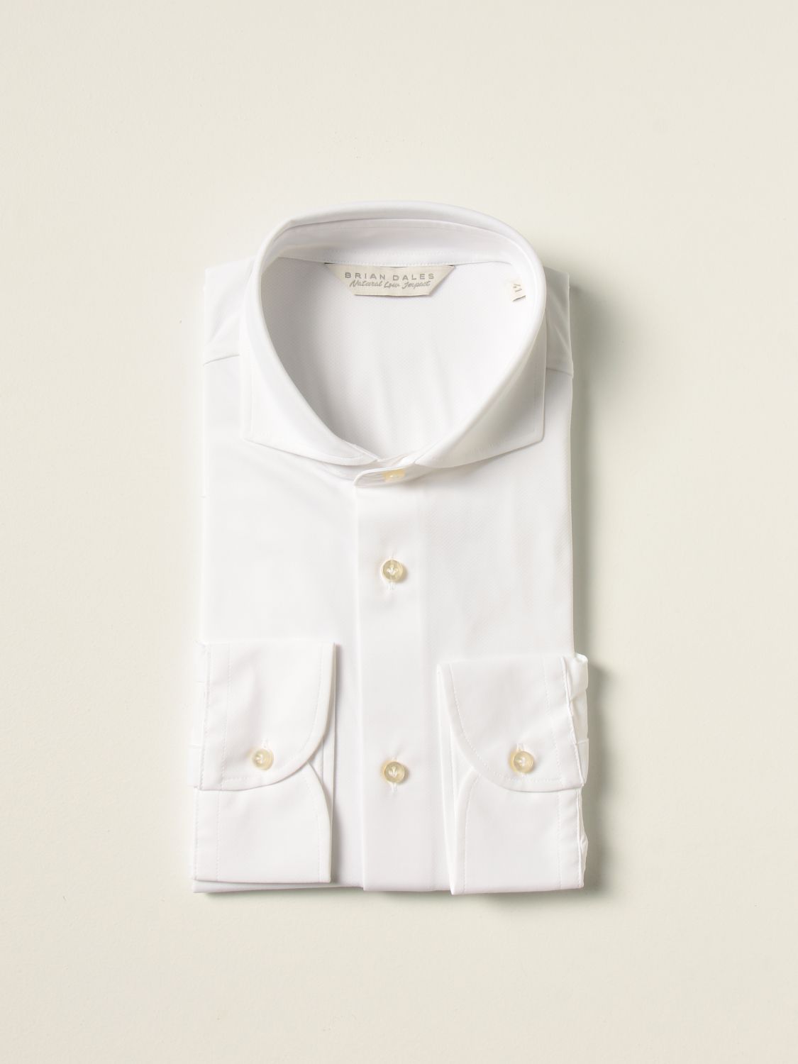 Homme Vêtements Chemises Chemises habillées Chemise Coton Brian Dales pour homme en coloris Blanc 