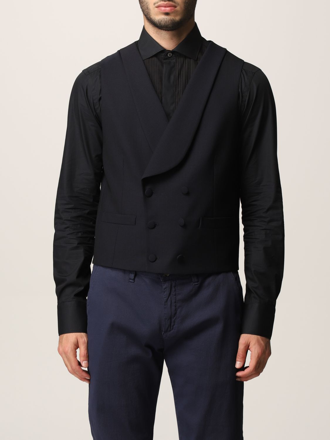 Suit vest Brian Dales: Suit vest men Brian Dales blue 1