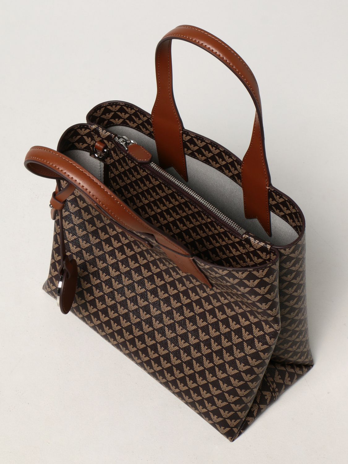 Сумка-тоут Emporio Armani: Наплечная сумка Женское Emporio Armani коричневый 3
