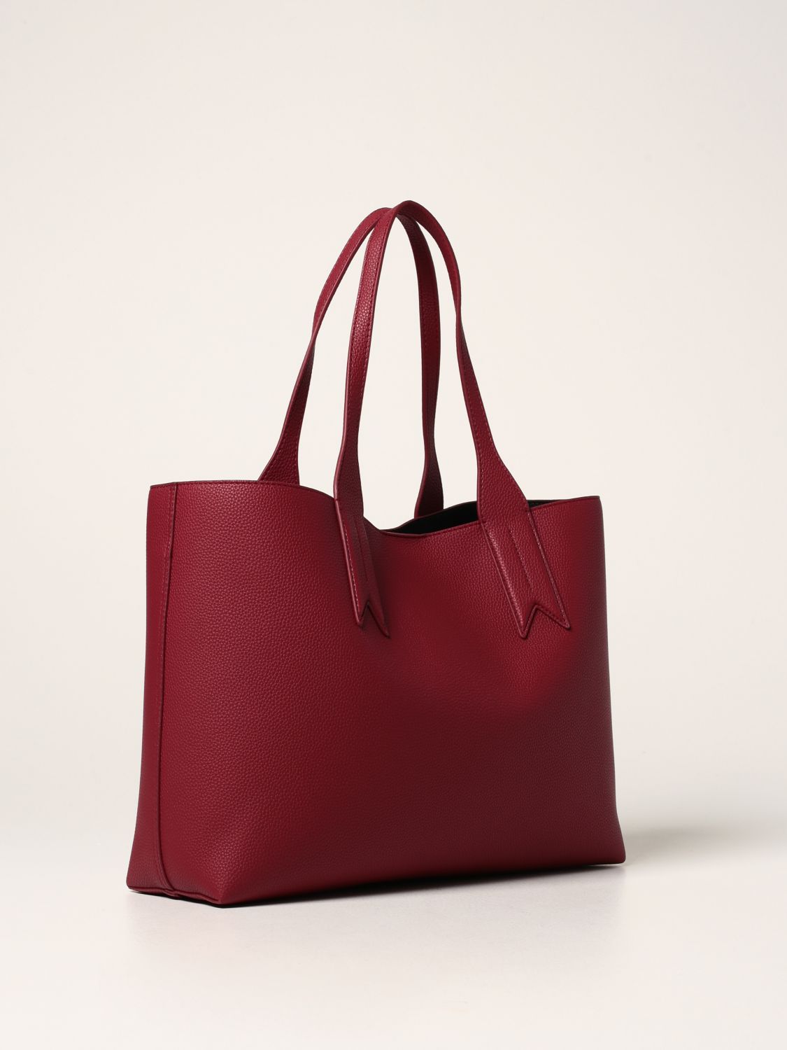 burgundy armani bag