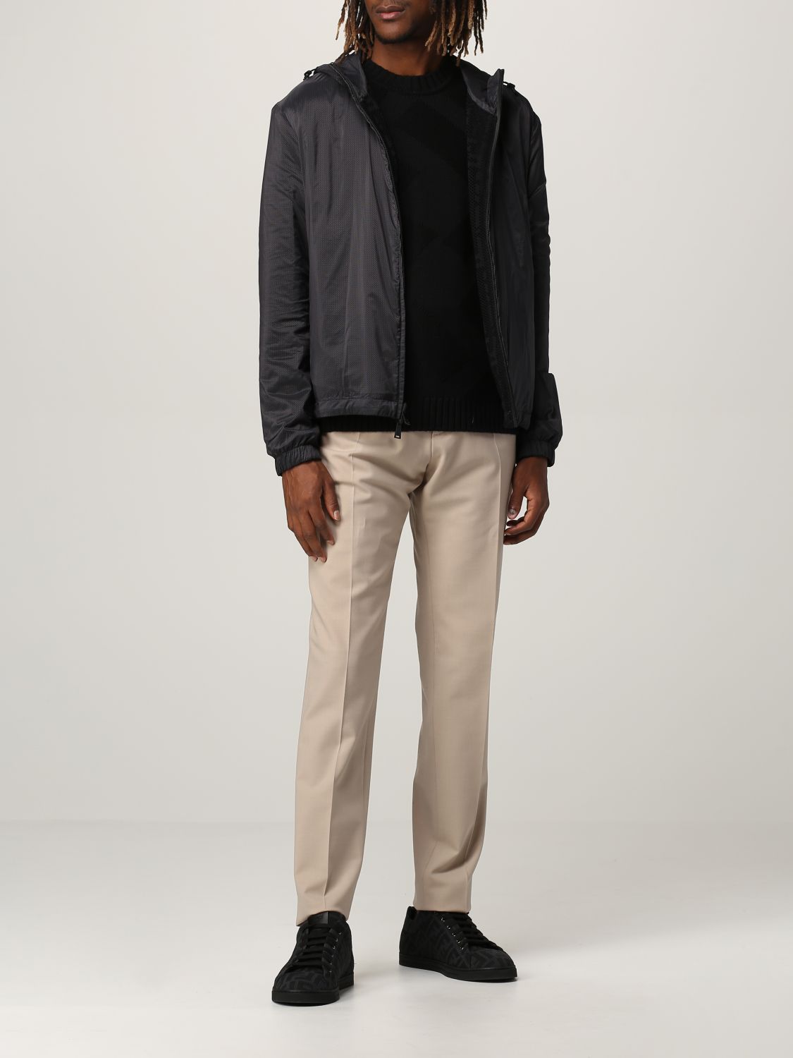 Куртка Fendi: Куртка Мужское Fendi серый 2