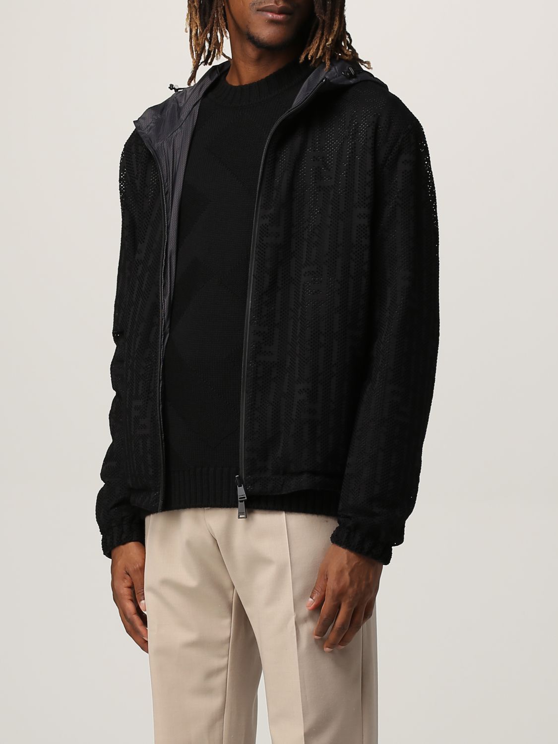 Куртка Fendi: Куртка Мужское Fendi серый 4