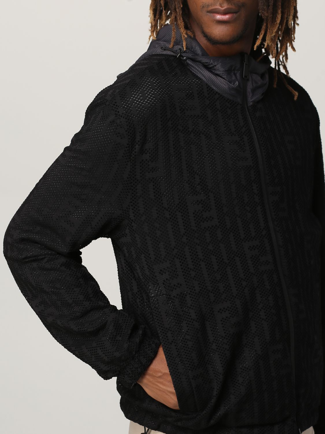 Куртка Fendi: Куртка Мужское Fendi серый 5
