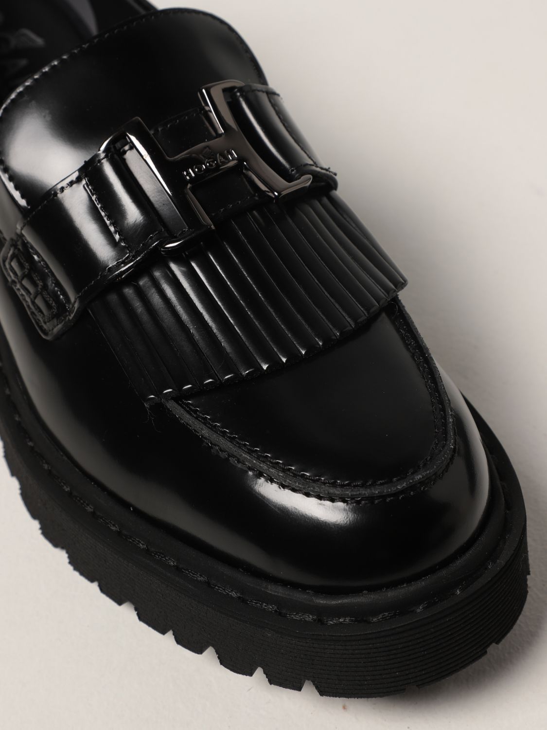 Loafers Hogan: Hogan H543 leather loafers black 4