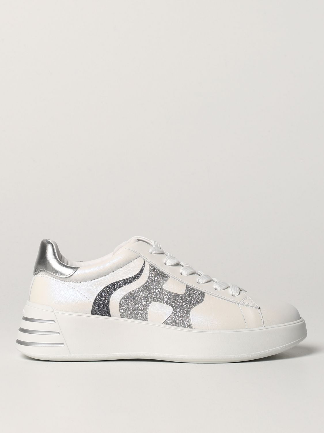 Sneakers Hogan: Rebel H564 Hogan trainers in leather white 1