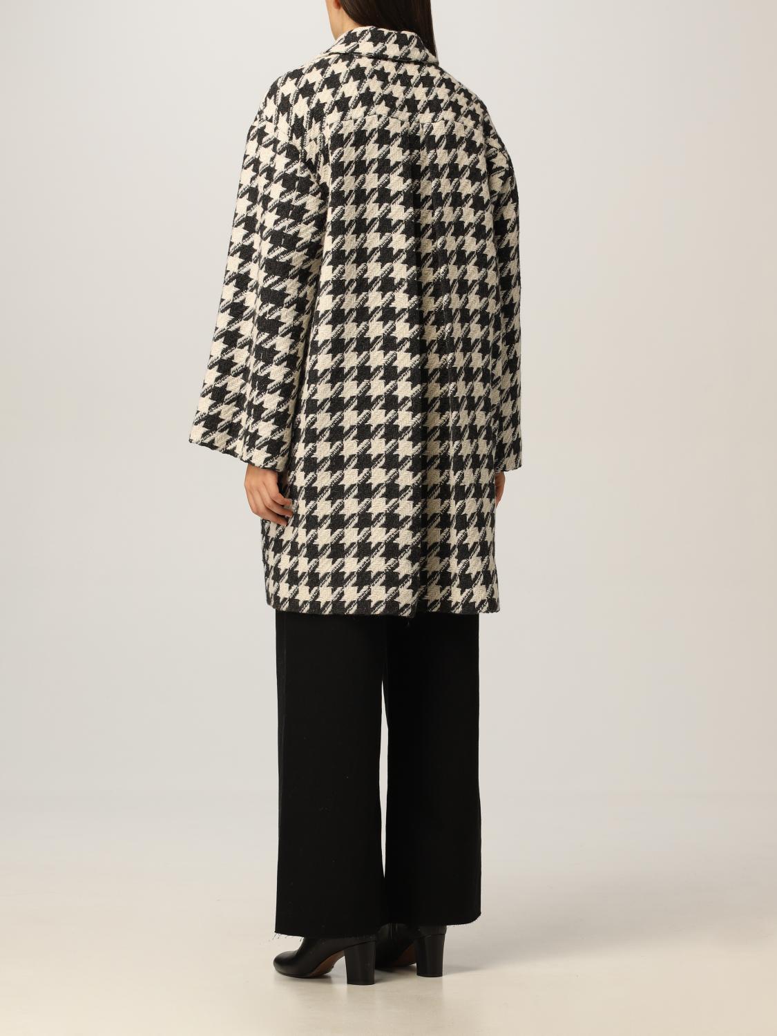 cappotto pied de poule zara