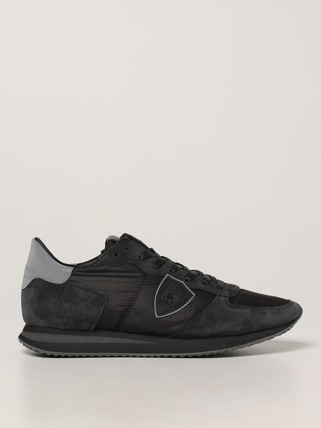 Sneakers Philippe Model: Sneakers Trpx Philippe Model in nylon e camoscio nero 1