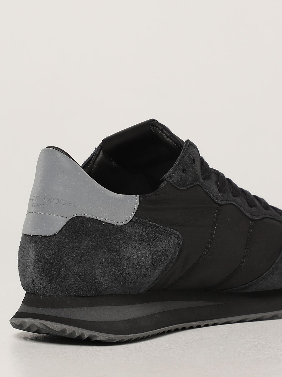 Sneakers Philippe Model: Sneakers Trpx Philippe Model in nylon e camoscio nero 3