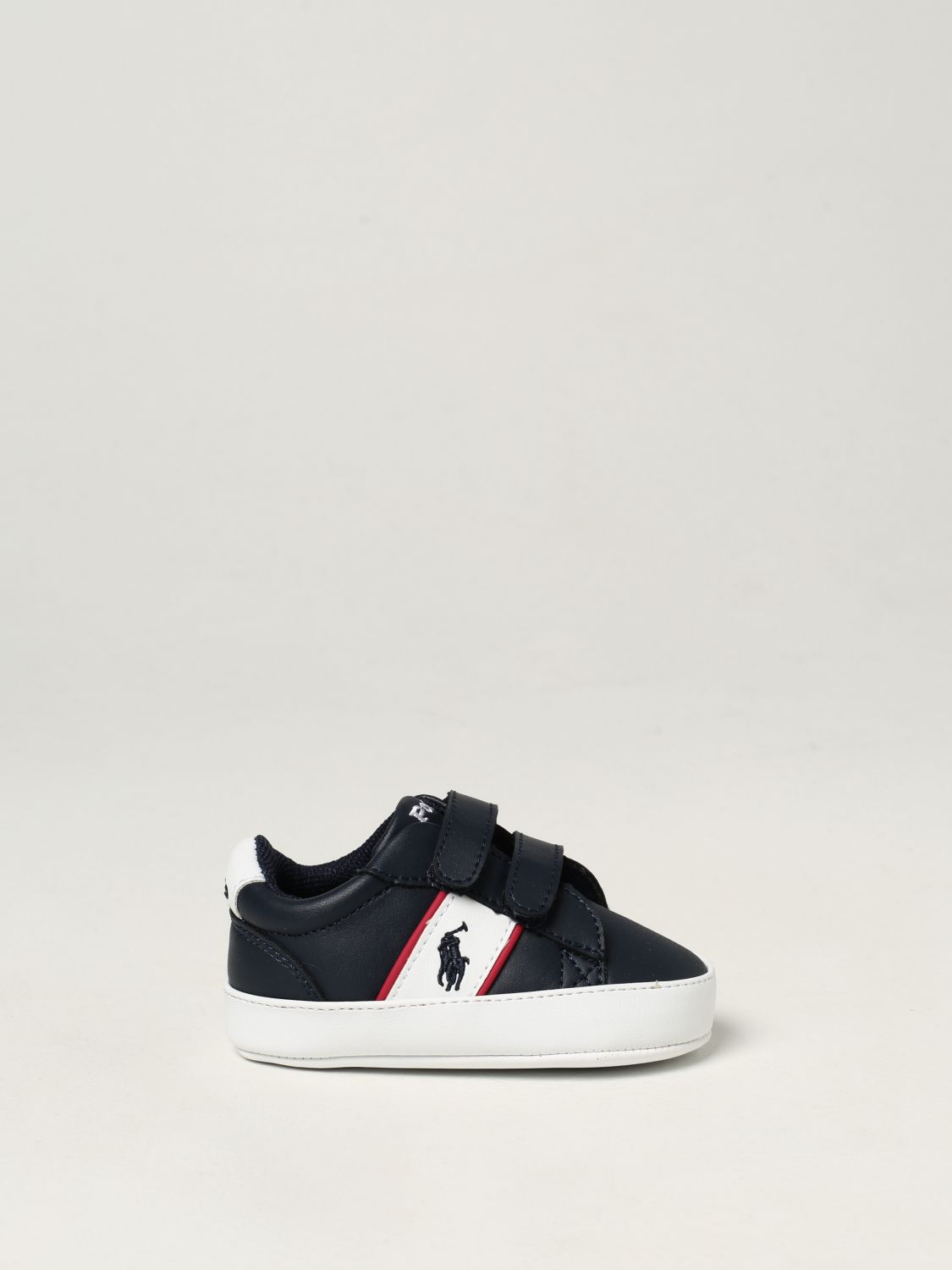 Shoes Polo Ralph Lauren: Polo Ralph Lauren cradle shoes in synthetic leather blue 1