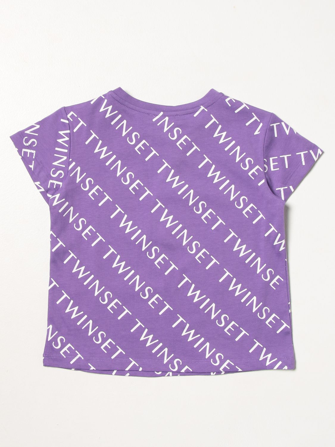 Camisetas Twinset: Camisetas niños Twin Set violeta 2