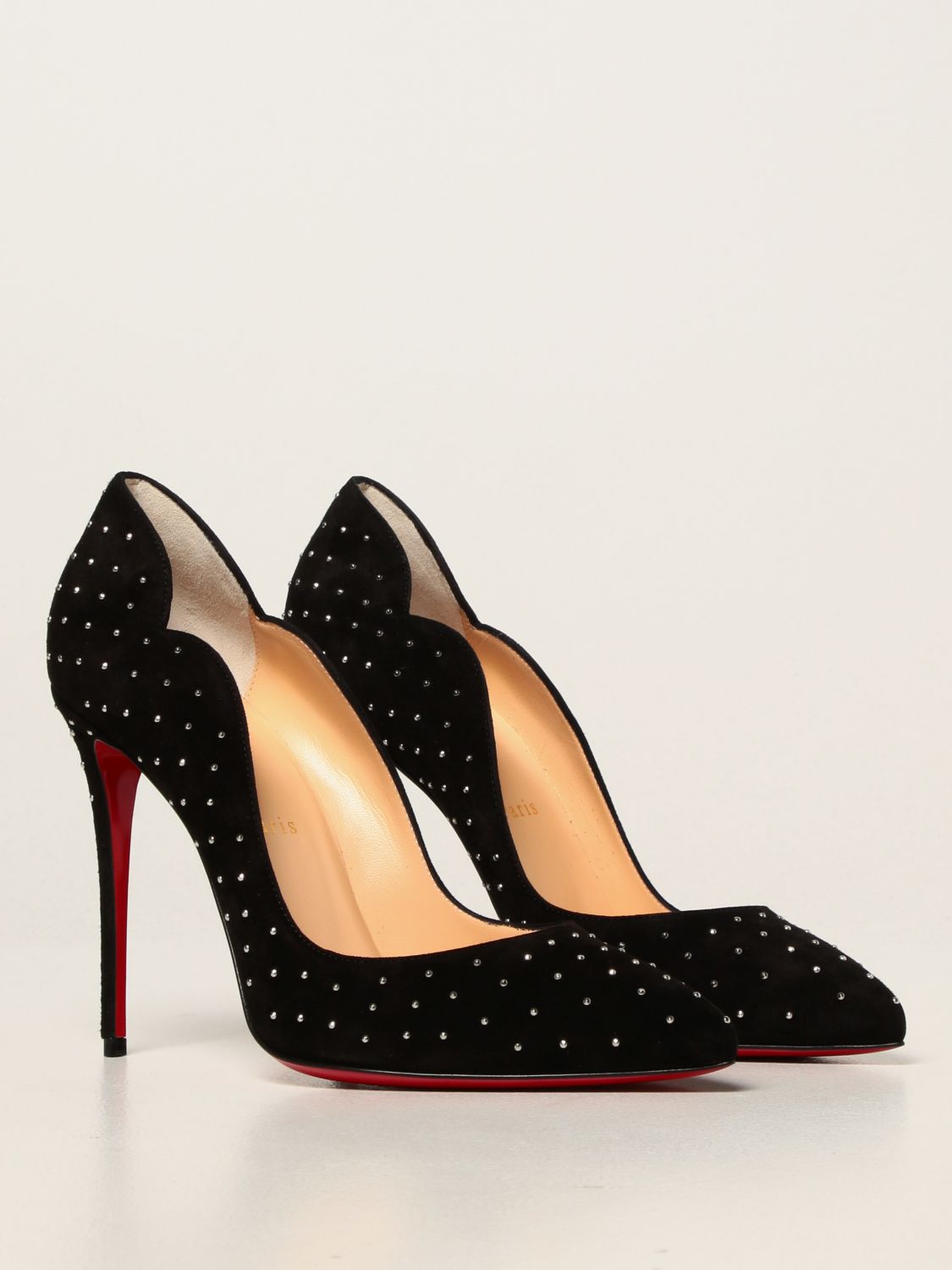 black hot chick heels