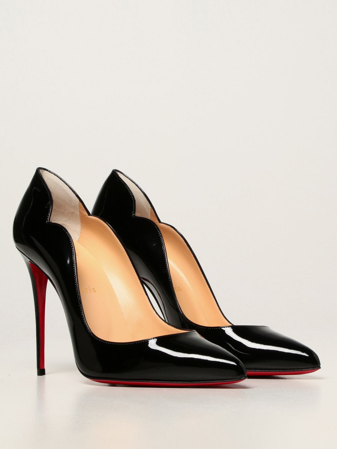trolley bus heltinde båd CHRISTIAN LOUBOUTIN: Hot Chick patent leather pumps | Pumps Christian  Louboutin Women Black | Pumps Christian Louboutin 1190911 GIGLIO.COM