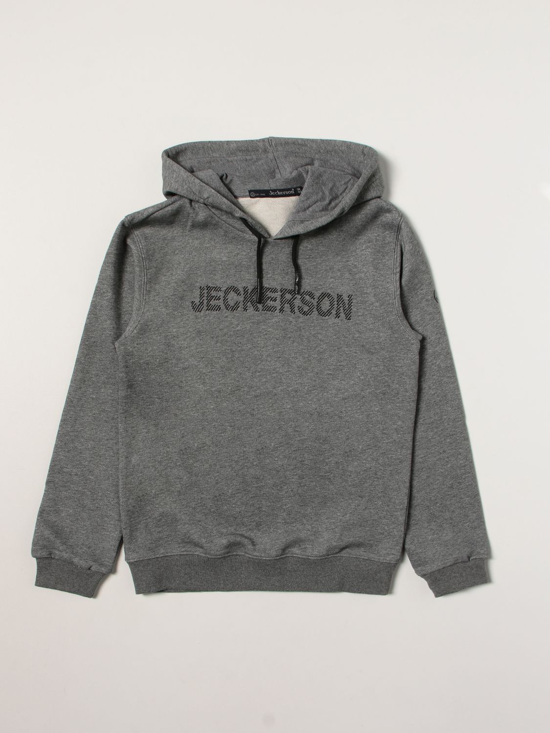 Maglia Jeckerson: Felpa Jeckerson in cotone stretch con logo grigio 1