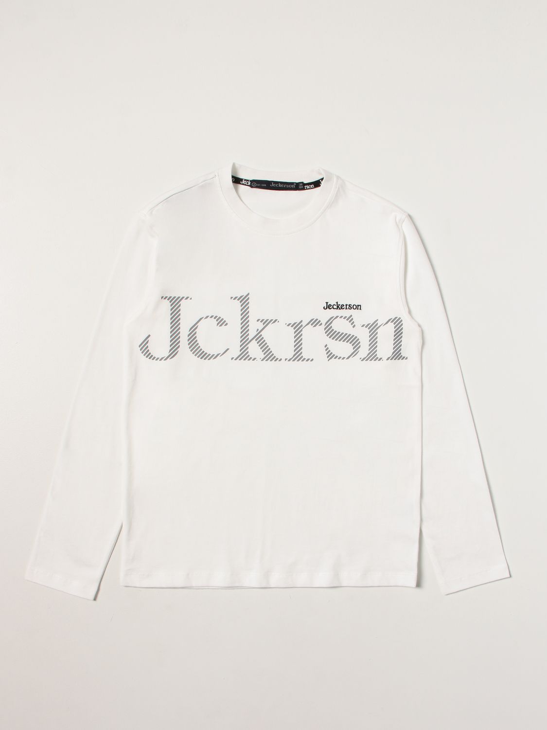 T-shirt Jeckerson: T-shirt Jeckerson in cotone con logo bianco 1