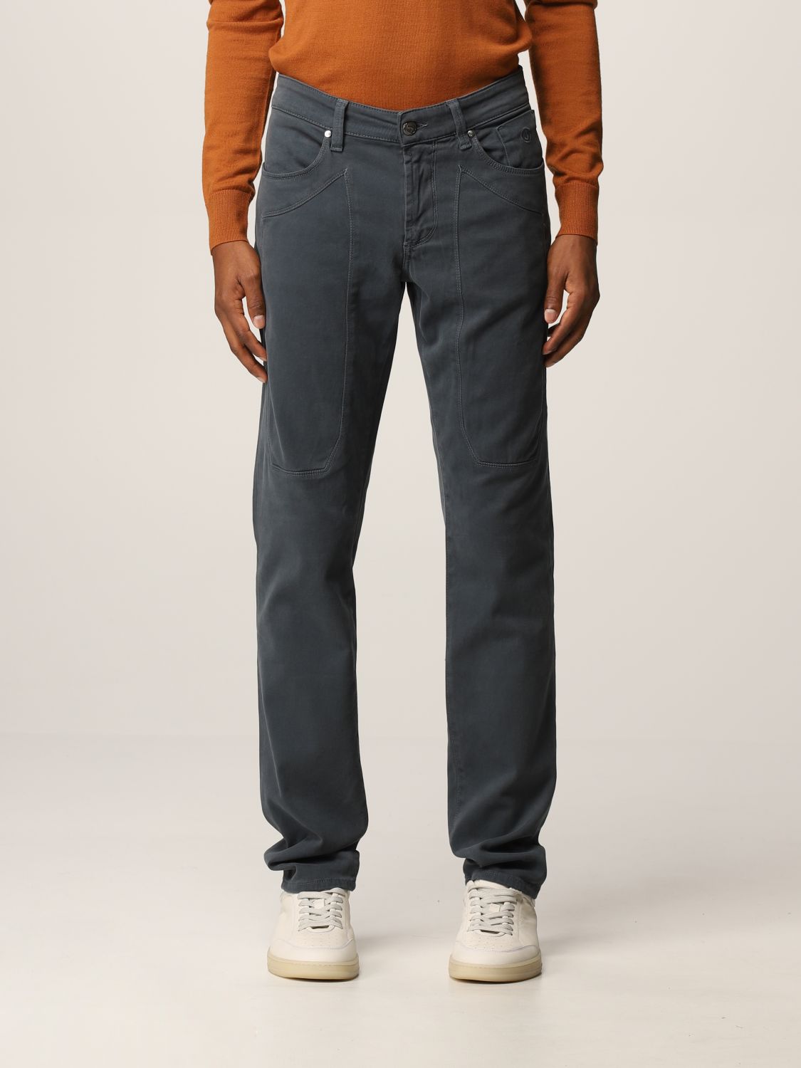 Pantalone Jeckerson: Pantalone a 5 tasche Jeckerson stretch grigio 1