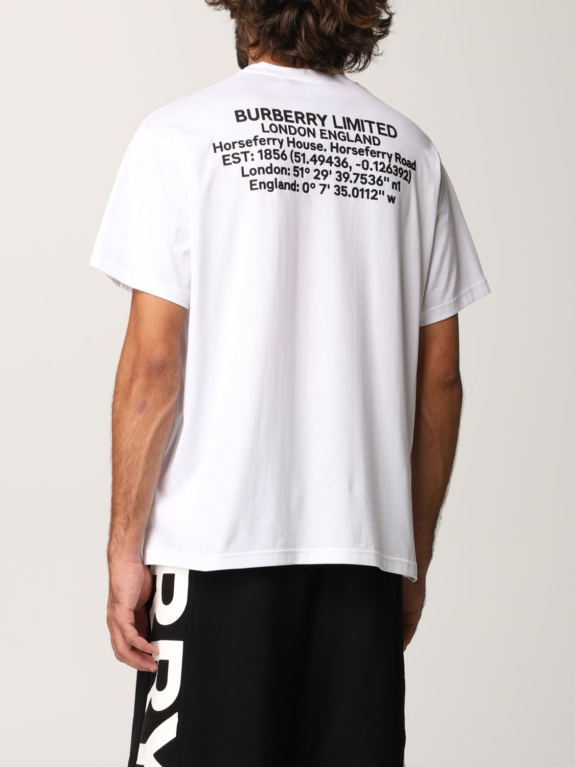 T-shirt Burberry: T-shirt homme Burberry blanc 2