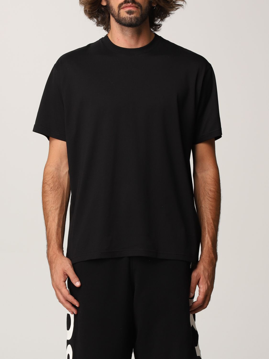 T-shirt Burberry: T-shirt homme Burberry noir 1