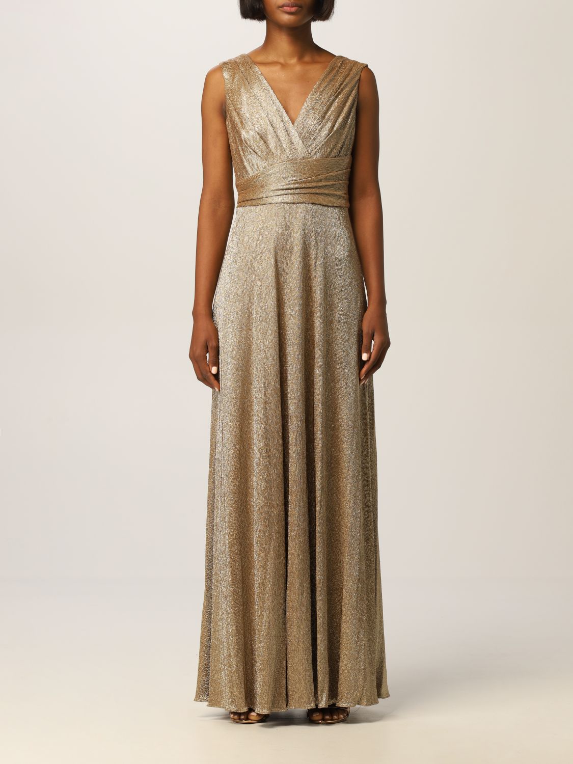 LAUREN RALPH LAUREN: dress for woman - Gold | Lauren Ralph Lauren dress ...