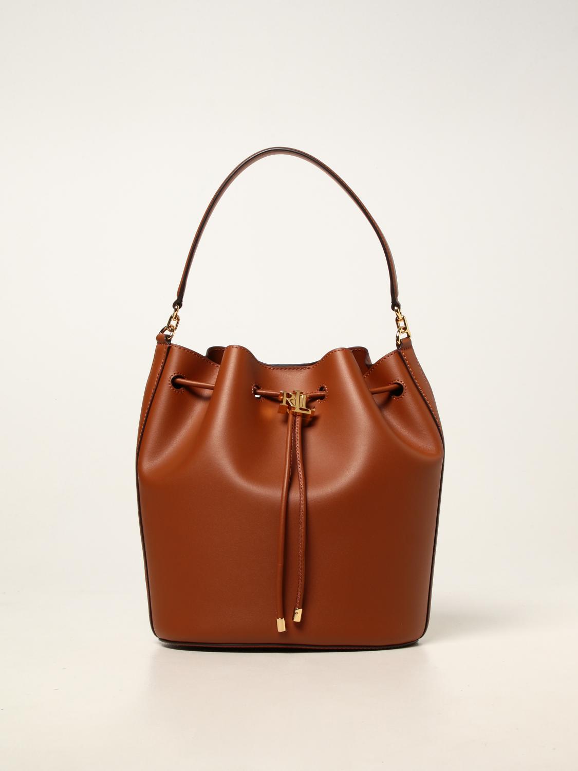 LAUREN RALPH LAUREN: Bolso de hombro mujer - Cuero | Bolso De Mano Lauren  Ralph Lauren 431832827 GIGLIO.COM