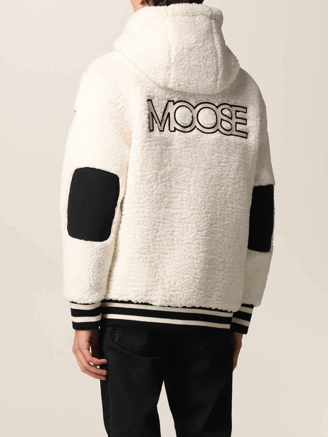 Giacca Moose Knuckles: Giacca Dewson Moose Knuckles effetto shearling panna 2