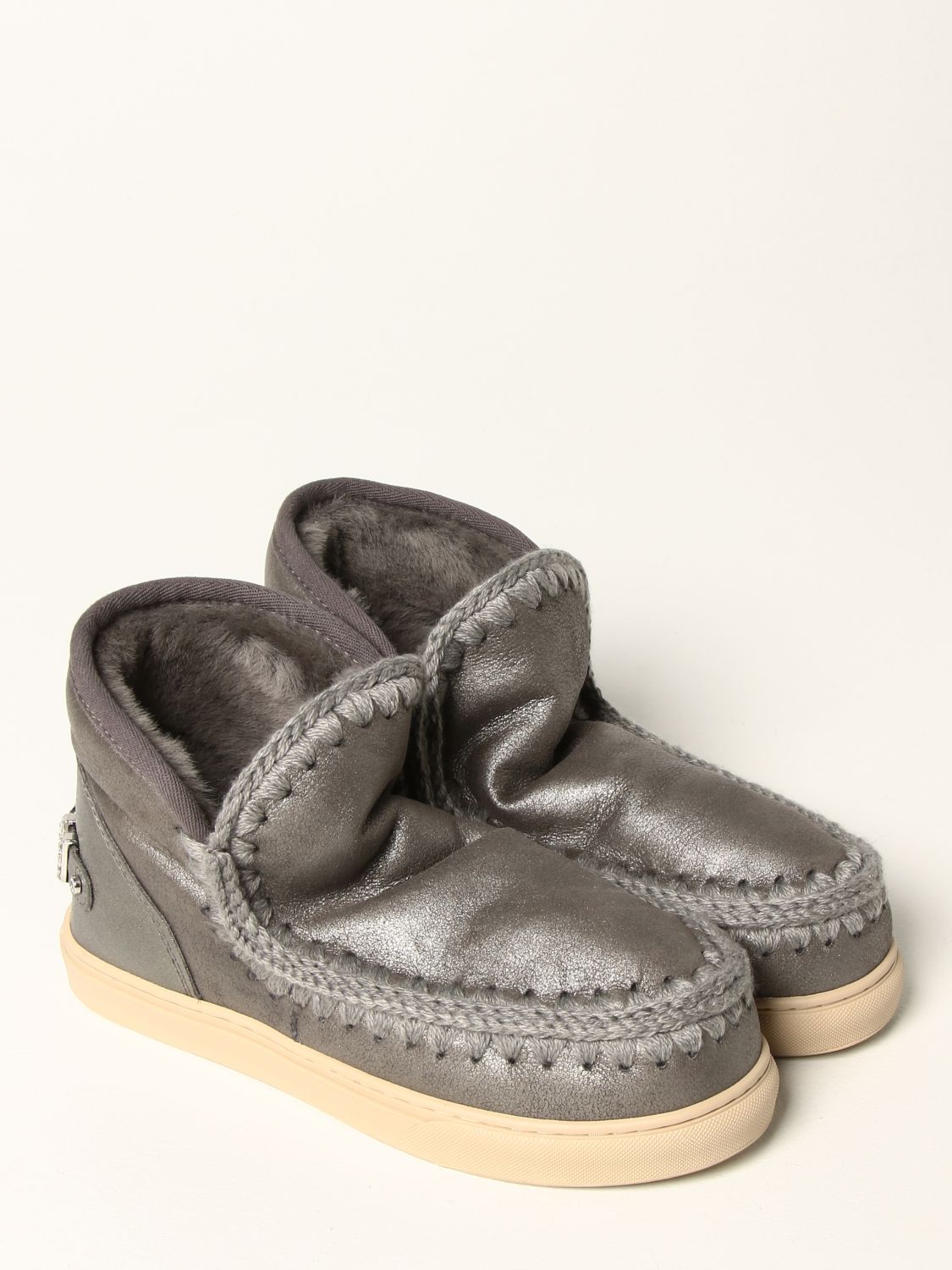 Flat ankle boots Mou: Shoes women Mou grey 2