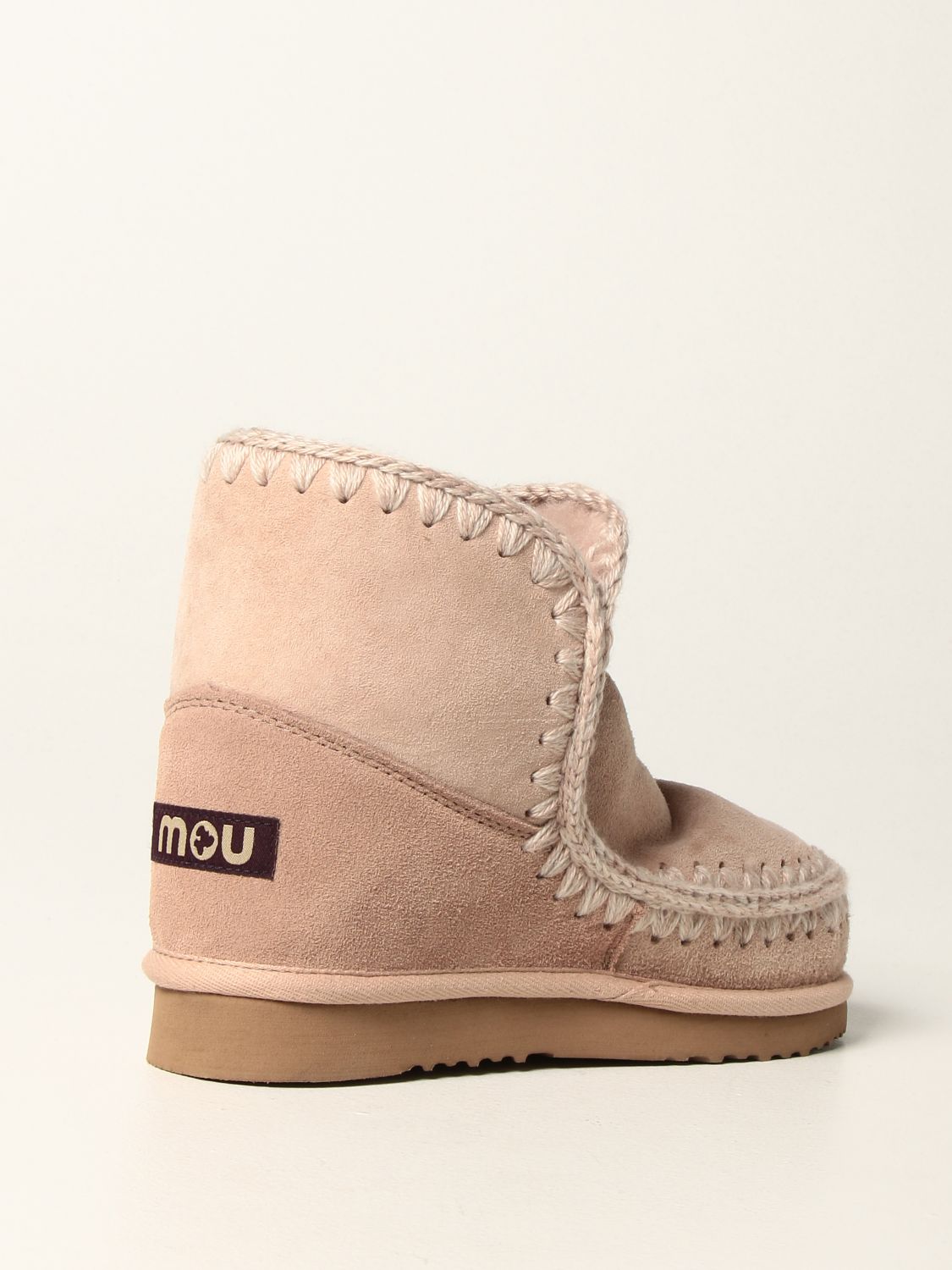 Flat ankle boots Mou: Shoes women Mou blush pink 3