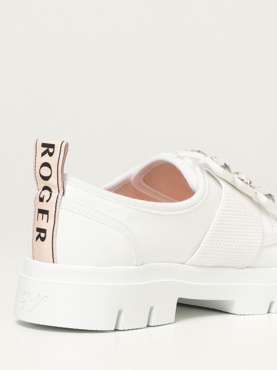 Sneakers Roger Vivier: Walky Viv 'Roger Vivier trainers in leather with crystals white 3