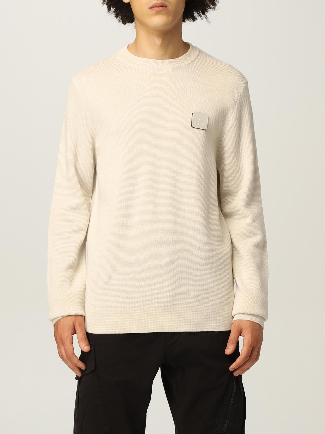 yellow cp company jumper