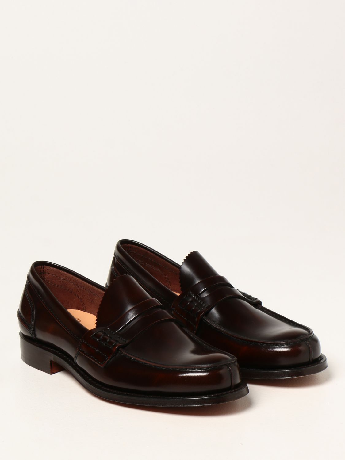 CHURCH'S: Tunbridge loafer in brushed leather | Loafers Church's 