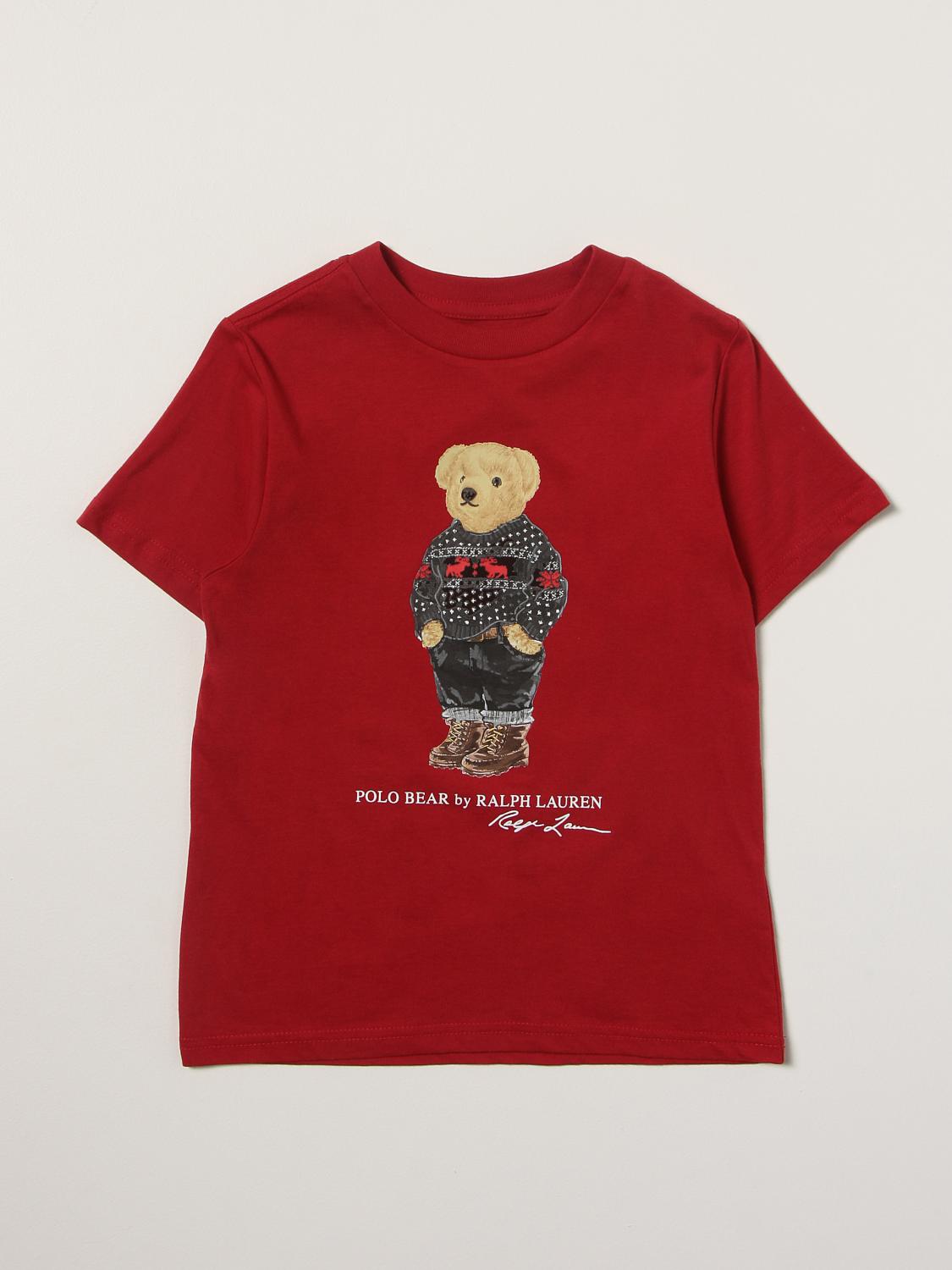 polo bear shirt red